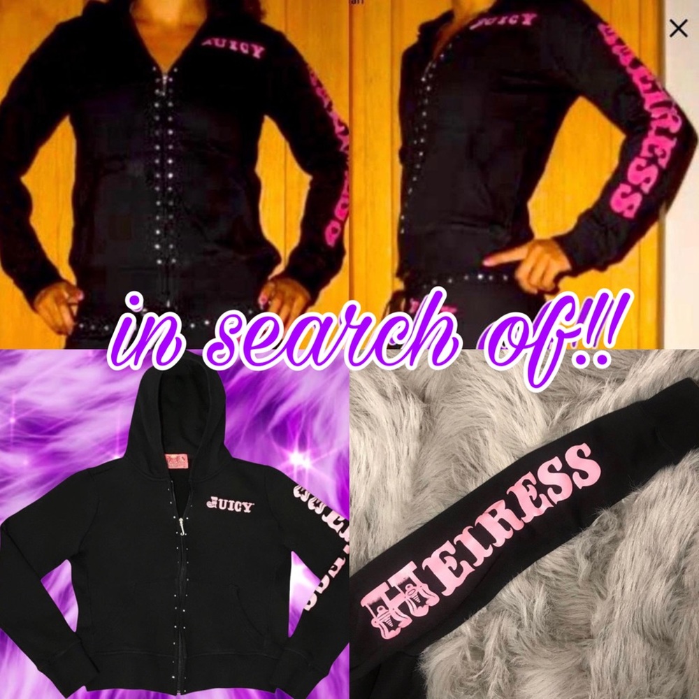 💖N SEARCH OF💖 Juicy Couture Heiress Hoodie